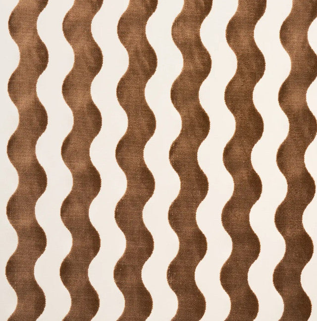 the-wave-velvet-fabric-by-schumacher-temp - Camel