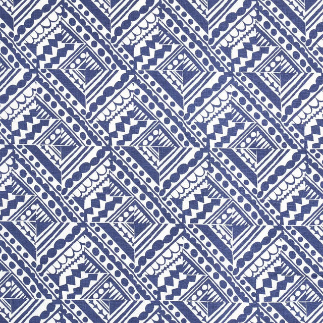 topsy-turvy-fabric-by-schumacher-temp - Navy