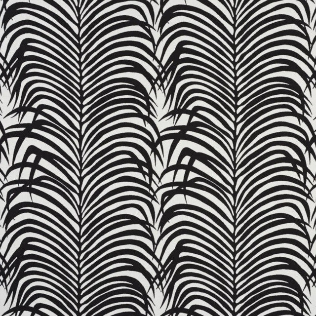 zebra-palm-outdoor-fabric-by-schumacher-temp - Black