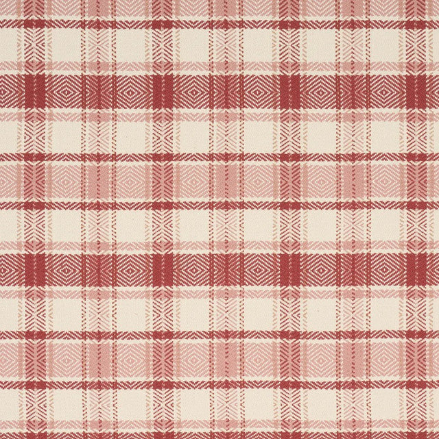 heidi-plaid-fabric-by-schumacher - Cranberry