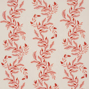 Vagary Vines Fabric by Schumacher - Coral