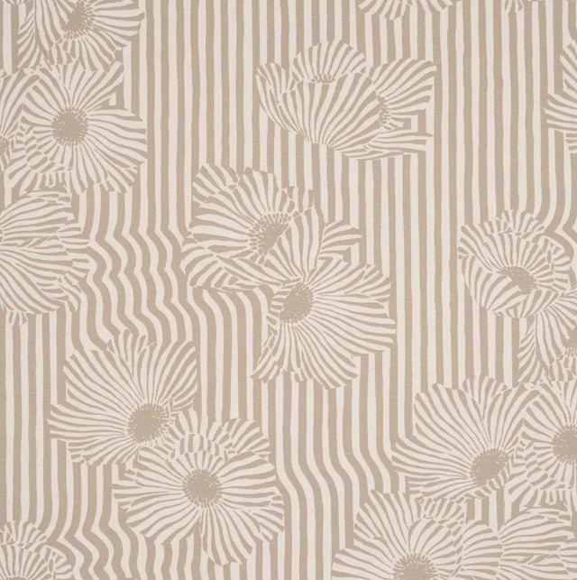 chaney-floral-fabric-by-schumacher - Sand