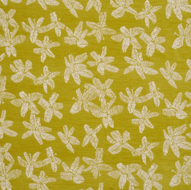 hibiscus-fabric-by-schumacher - Citron Vert