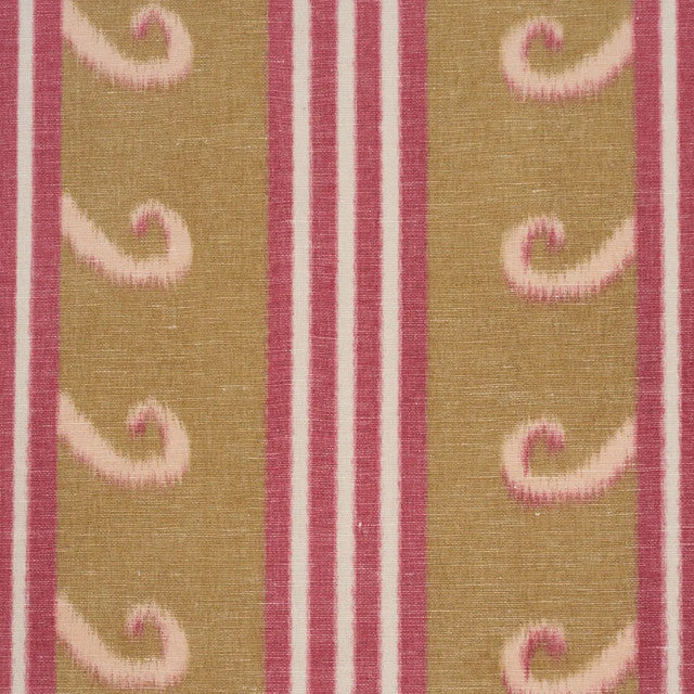 roman-reverie-fabric-by-schumacher - Gold & Rose