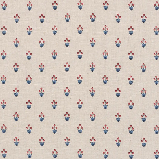 Moira Hand Print Fabric by Schumacher - Black