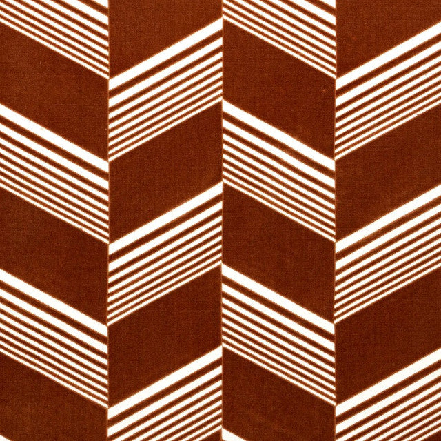 jessie-cut-velvet-fabric-by-schumacher - Camel