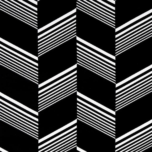 jessie-cut-velvet-fabric-by-schumacher - Black & White