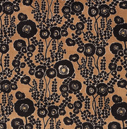 Emelie Velvet Fabric by Schumacher - Bronze & Noir