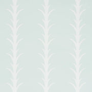 Acanthus Stripe Wallcovering by Schumacher - Ivory on Mineral