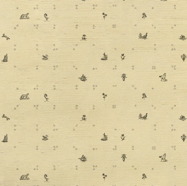 Hinterbloom Wallcovering by Papier - Pearlescent Noir